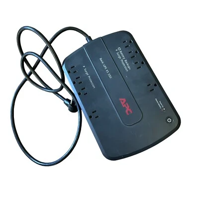 APC Back-UPS ES 550 BE550G 8-Outlet Battery Back Up Surge Protector, NO BATTERY - Image 1 of 4