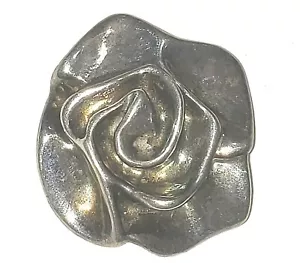 Schöne NACHLASS 3D Puffy Floral Rosenknospe gestempelt 0,925 15,9 Gramm - Bild 1 von 12