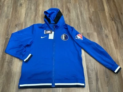 NBA Nike Dri Fit Dallas Mavericks Showtime Warmup Sudadera con Capucha Azul 75 Aniversario HOMBRE XL Foto 1 de 4