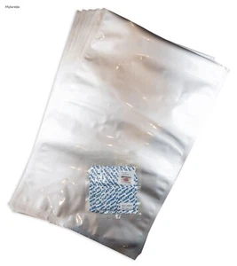 10 large 48 x 74cm 5.1mil Mylar bags & 10 2000cc OxyFree oxygen absorbers - Picture 1 of 1