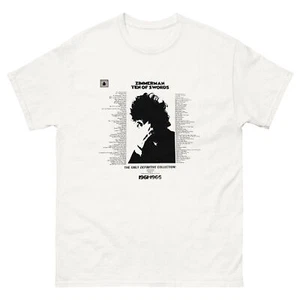 T-shirt classica unisex Zimmerman Ten of Swords Bob Dylan Bootleg - Foto 1 di 9