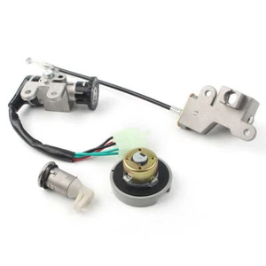 Ignition Switch Fuel Gas Cap Cover Lock Set For Chinese Scooter GY6 49cc 50cc - Bild 1 von 5