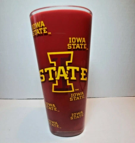 Iowa State Cyclones 16oz Square Insulated Acrylic Tumbler Cup Mug Pint Cover