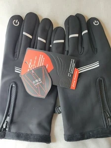 Guantes deportivos de protección de manos con ruedas compatibles con teléfono inteligente para montar en bicicleta  - Imagen 1 de 3