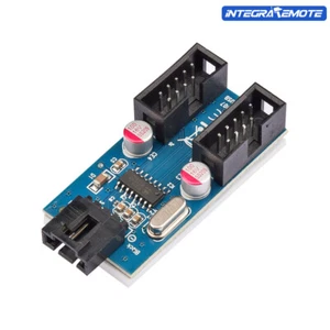 9Pin USB Header 1 To 2 Extension Splitter Cable Hub Connector Adaptor Board - Bild 1 von 10