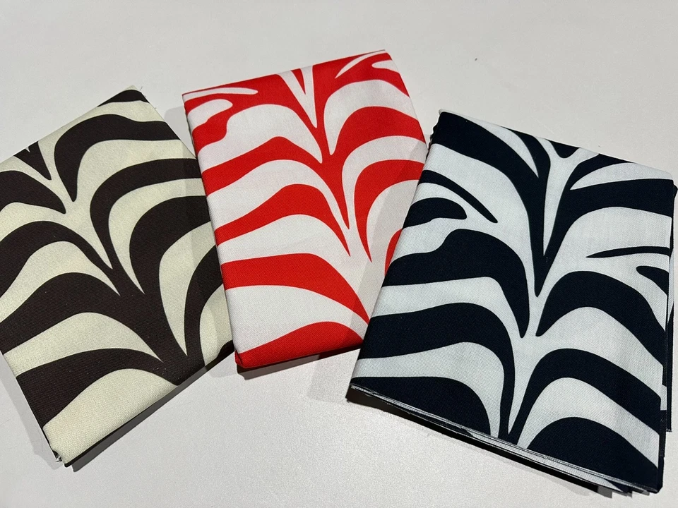 XL Zebra Spine Print Fabric Animal Stripes Cotton Curtain - 140cm Wide - Image 1 of 1