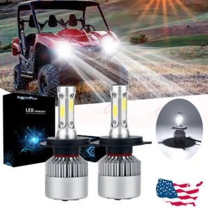 Faros LED 9003 bombillas haz alto bajo YXM700 YXC700P para Yamaha Viking 700 VI - Imagen 1 de 12
