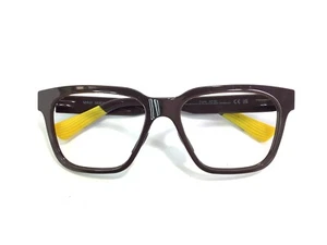 Maui Jim Sunglasses PUNIKAI 631-01 Shiny Brown w Yellow Tips Eyewear Frame Only - Picture 1 of 5