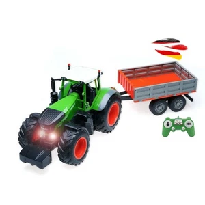 RC ferngesteuerter Traktor-Modell mit Anhänger, Landmaschinen-Fahrzeug, Truck - Bild 1 von 7