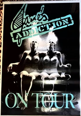 JANE'S ADDICTION rare 1988 NOTHING'S SHOCKING-28" x 41" poster-NOS - Image 1 of 4