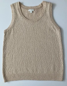 J.Jill Pullover Weste Petite XS meliert blush rosa Baumwollmischung pastell Strick - Bild 1 von 12