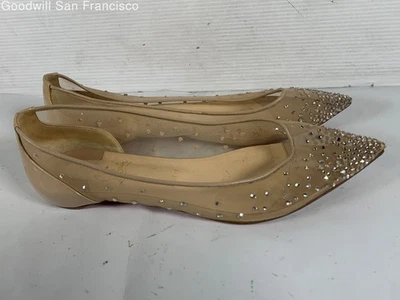 Zapatos planos de ballet beige Christian Louboutin 40,5 con certificado de autenticidad autenticado Entrupy para mujer Foto 1 de 4