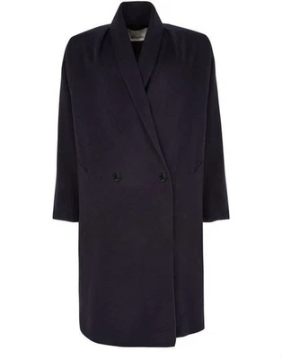 ISABEL MARANT Elise Black Wool Long Coat New & Authentic - Image 1 of 2