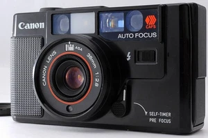 All Works [Exc+5] Canon AF35M Black Point & Shoot 35mm Film Camera JAPAN - Picture 1 of 17