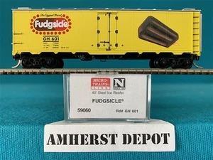 59060 Micro Trains Fudgsicle  Reefer N Scale New - Picture 1 of 2
