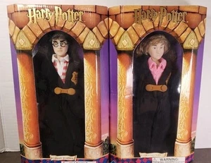 Set GUND 2002 Harry Potter + Hermine Granger weiche 11 Zoll Puppen - nie entfernt! - Bild 1 von 5