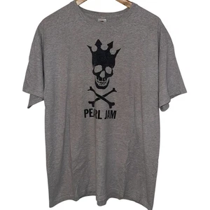 Camiseta Vintage Años 00 Y2K Pearl Jam 'Riot Act', Gris, XL, Grunge - Imagen 1 de 5