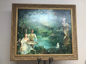 Family Estate Oil on Canvas by Nicholas Fecit - Picture 1 of 8