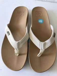 DAMEN REEF VINTAGE/HELLBRAUN HALI FLIP FLOP POOL/STRAND SOMMER SANDALEN GRÖSSE 9 NEU MIT ETIKETT - Bild 1 von 7