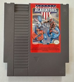 American Gladiators NES Game Clean Label Loose Tested