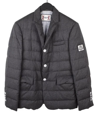 Original Moncler Gamme Bleu Wool Cashmere Men Down Jacket Blazer Size 1  S H5678 - Image 1 of 4
