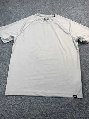 Prana Shirt Mens Small Gray Short Sleeve Crew Neck Casual Active Stretch - Image 1 of 4