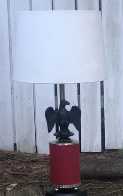 Vintage Eagle Lamp and Shade from the 60s. Show your Patriotism￼. - Image 1 of 4