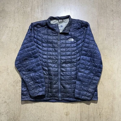 Chaqueta North Face Para Hombre 2XL Azul Acolchada Ligera Aislada Cremallera Puffer Foto 1 de 4