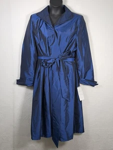 NWT Dresses By Nubiano Women's Blue Tea Length Church Dress - Size 18W Charity - Picture 1 of 14