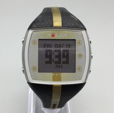 Reloj Polar FT7 Unisex 39mm Negro Dorado Día Fecha Digital Batería Nueva a4 Foto 1 de 4