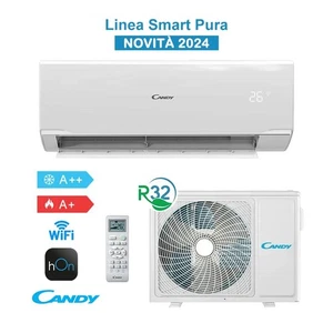 Candy Pura Kit CY18RA Climatiseur 18000BTU 5 KW WiFi A++/A+ Inverter R32 19dBA B - Foto 1 di 14