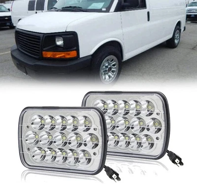 Faro LED sellado haz alto/bajo aprobado por el DOT para GMC Savana 1500 3500 2500 S... Foto 1 de 4