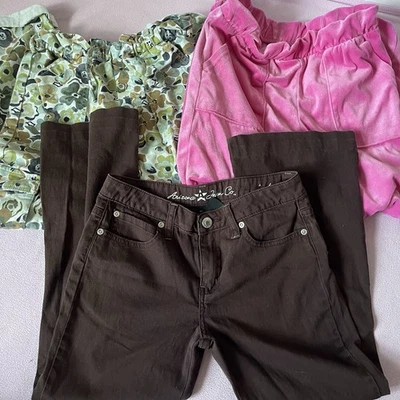 Paquete de Pantalones Niñas Jóvenes Talla 10 (Lote de 3) Foto 1 de 4