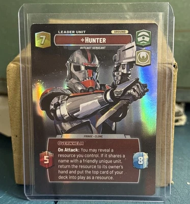 Hunter Outcast Sergeant Showcase Foil: Star Wars Unlimited Shadows of the Galaxy - Image 1 of 2