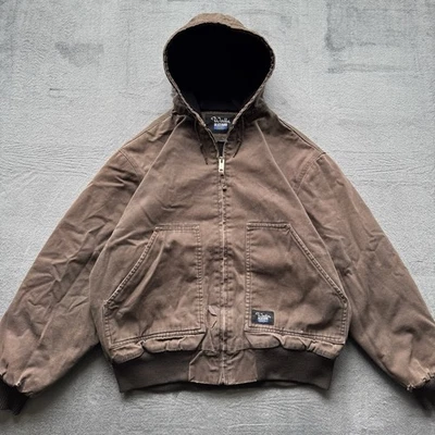 Chaqueta De Colección Y2K Thrashed Carhartt Look Alike Marrón Paredes Blizzard Pruf Grande Foto 1 de 4