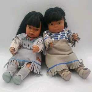 Gentle Dreams Indigenous Baby Doll Sioux Girl Collectible - Picture 1 of 9