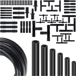 Kit de línea de vacío multipropósito, manguera automotriz de 6 piezas de 5 pies + 64 piezas 70 piezas  - Imagen 1 de 7