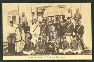 Sultan Idris of Perak Royalty Guards Malaya Malaysia 1897 - Picture 1 of 1