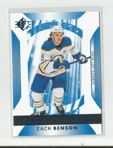2023-24 SP Hockey ZACH BENSON Rookie Authentics BLUE - Bild 1 von 1