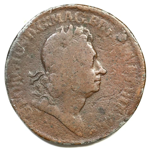 1722 ELECTROTYPE Rosa Americana Two Pence Cover