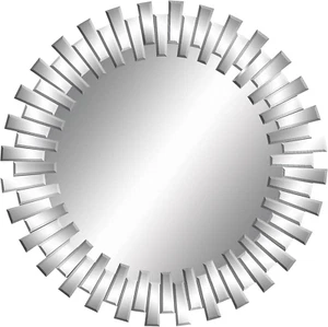 Glass Room Wall Mirror Starburst Entryway Mirror, Wall Mounted Mirror 42" X 2" X - Picture 1 of 7