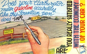 Lafayette IN Glenn Electric Stromberg Bendix Carburetor Saves Gas 1936 PC 6 - Picture 1 of 2