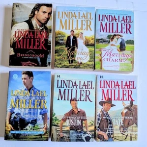 Linda Lael Miller Harlequin Romance Lot Set of 6 Paperback Small Cowboy Westerns - Picture 1 of 7