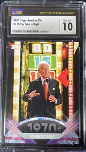 2011 Topps American Pie The Price is Right #110 CSG 10 Bob Barker