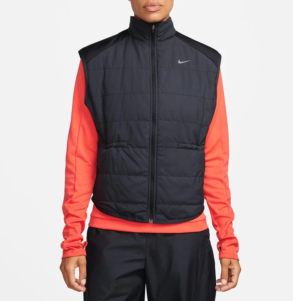 Nike Therma-FIT Swift Running Vest Black FB7537-010 Puffer Women's L