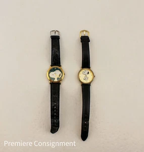 Two Vintage Armitron Snoopy wrist watches models 900/90 AL21 and 900/52 AL21e - Picture 1 of 12