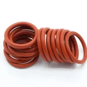 Pack Of 5 Silicone Rubber O-rings Metric Food Grade 6mmx2mm Cross Section. - Picture 1 of 4