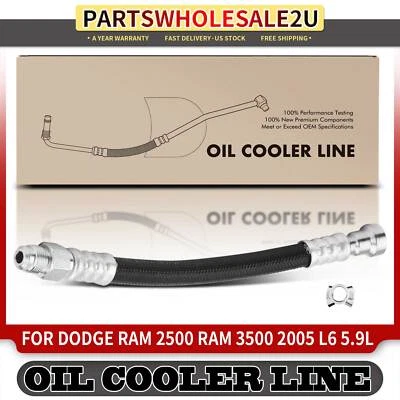 Conjunto de manguera de enfriador de aceite de transmisión para Dodge Ram 2500 3500 2005 5,9 L 55056397AB Foto 1 de 4