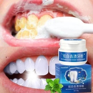 Whitening Clean Dental Stain Tooth Powder 30g Protect Schön Teeth N3H6 - Picture 1 of 12