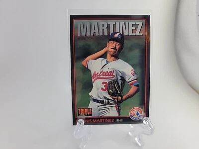 1993 Leaf Triple Play Dennis Martinez Montreal Expos #74 - Image 1 of 4
